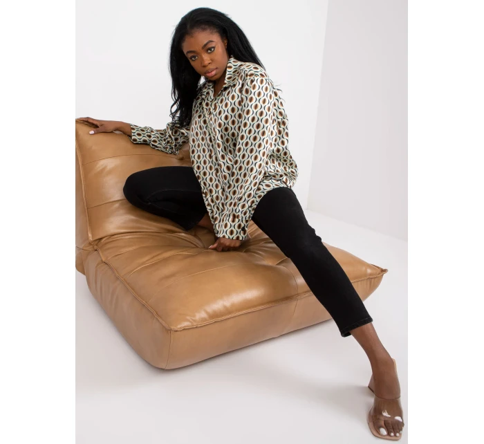 Košeľa LK KS 508891.38P svetlo béžová