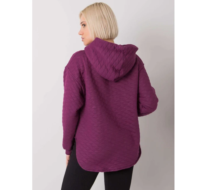 Mikina RV BL 7451.23 tmavo fialová