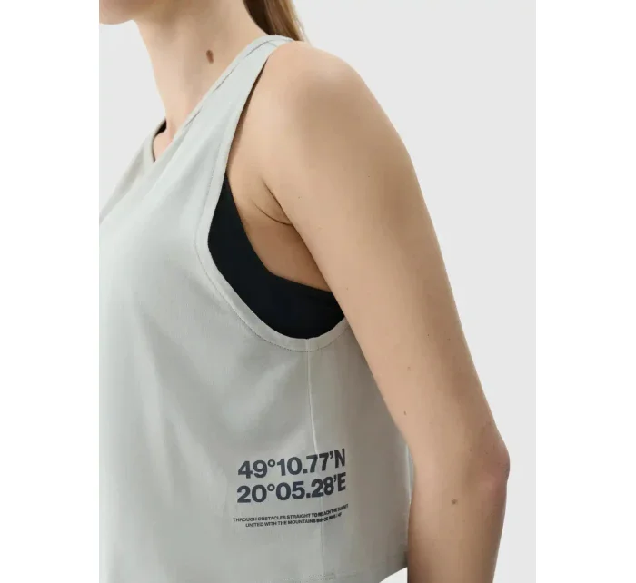 Dámske skrátené tielko 4F Dámske skrátené tielko 4F