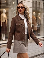 Kurtka damska na brązowa model 22324273 - FashionStreet Kurtka damska na brązowa model 22324273 - FashionStreet