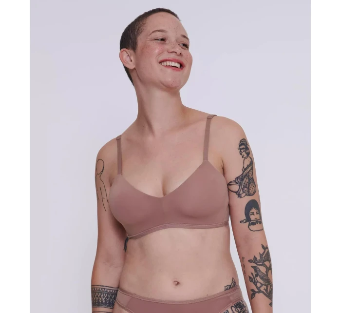 Dámska podprsenka Soft ADAPT P - BROWN - hnedá 1141 - SLOGGI Dámska podprsenka Soft ADAPT P - BROWN - hnedá 1141 - SLOGGI