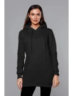 Čierna dámska klokanie mikina (YS10003-3)