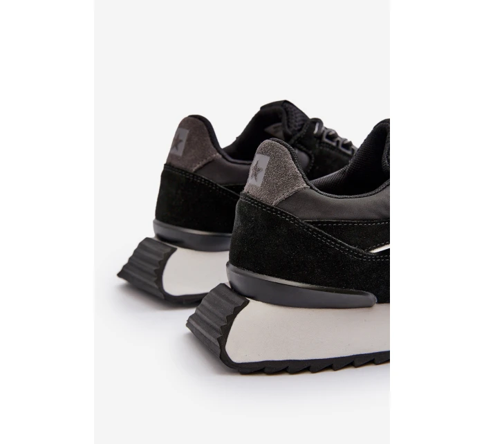 Sneakersy Męskie Big Star NN174321 Memory Foam System Czarne