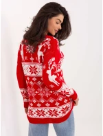 Sweter MI SW model 21791092 czerwony - FPrice