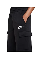 Detské nohavice Nike Sportswear Club Fleece, čierne, FD3012 010
