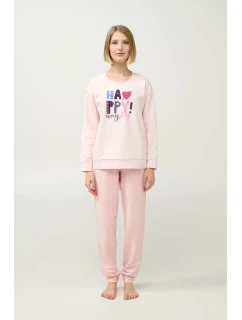 Zimní dámské pyžamo s manžetami model 20833405 - Vamp