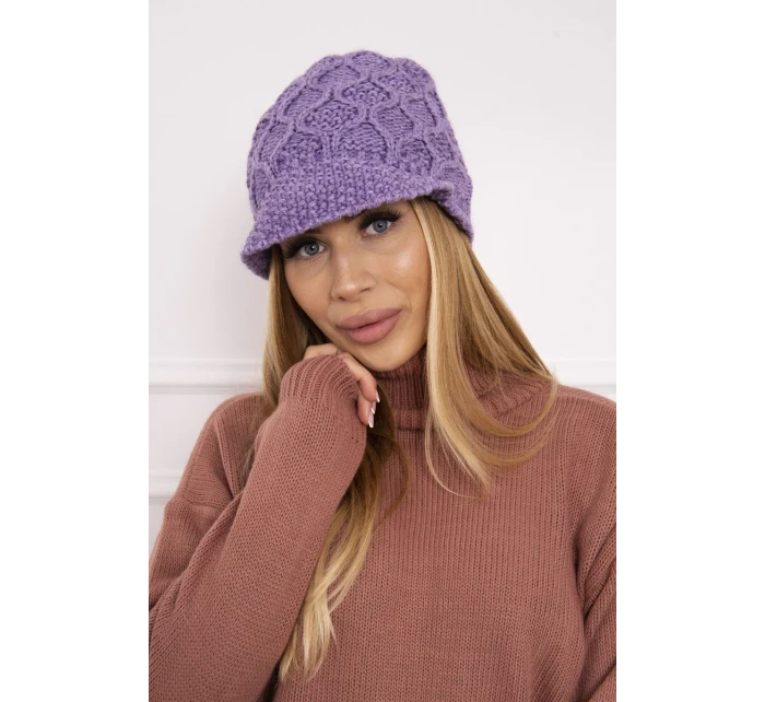 Roma Bis fleecová čiapka K235 fialová