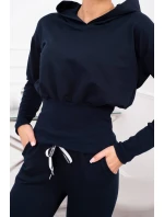 Sada so širokými rebrami tmavo modrá