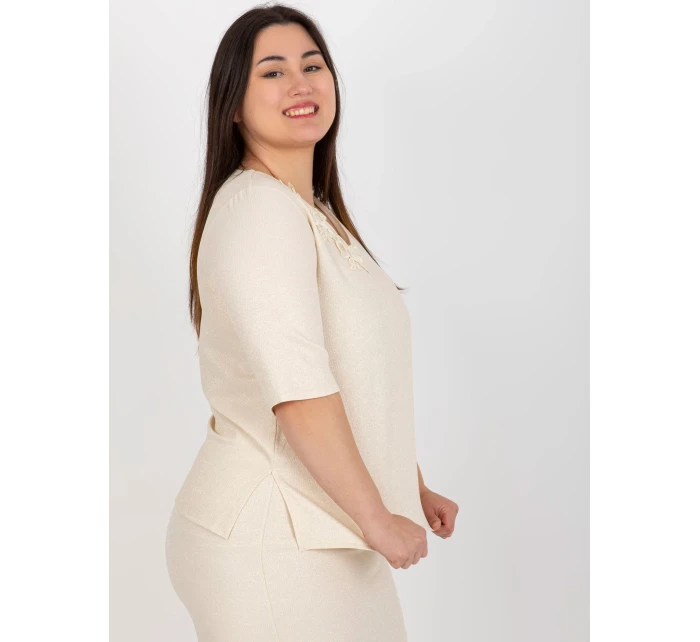 Blúzka LK BZ 506692.32 béžová