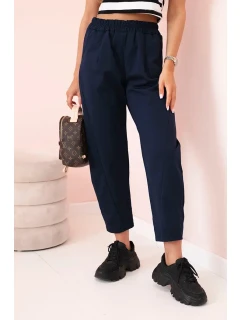 Nohavice s vreckami Summer Punto navy blue