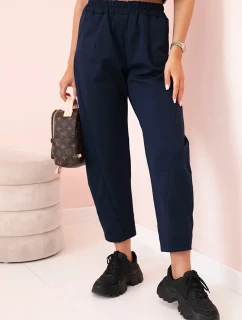 Nohavice s vreckami Summer Punto navy blue