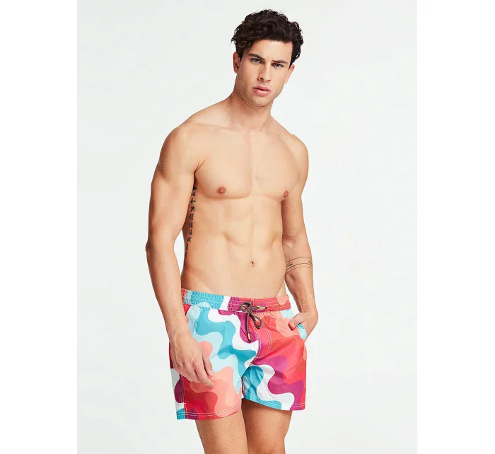 Pánské plavky model 8404922 vícebarevná - Guess Pánské plavky model 8404922 vícebarevná - Guess
