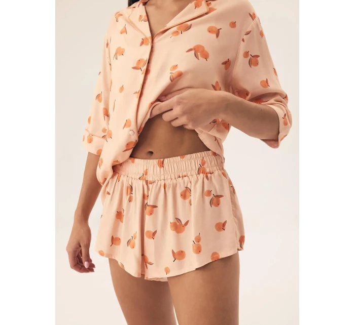 Dámske pyžamo Henderson 42686 Naranja w/r S-2XL pruhované