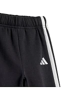 Adidas Essentials Joggers 3 Stripes Fleece Hoodie Black JD6484