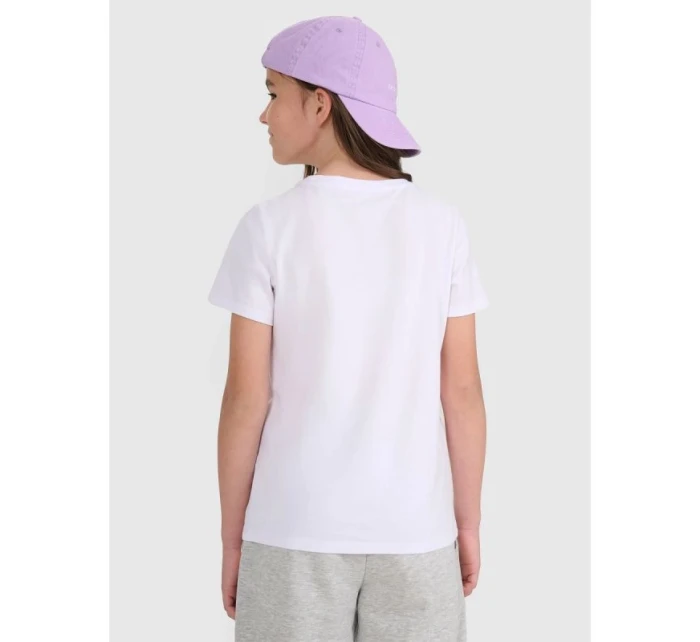 Dievčenské hladké tričko 4F 4FJRMM00TTSHF3231-10S Dievčenské hladké tričko 4F 4FJRMM00TTSHF3231-10S