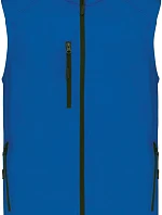 Kariban K 403 Pánska 3-vrstvová softshellová vesta 20.K403 aqua blue