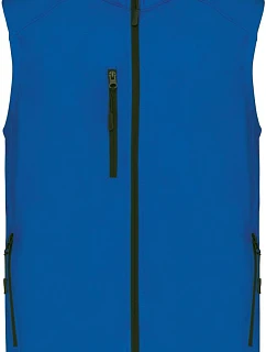 K 403 Pánská 3vrstvá softshellová vesta model 22508892 aqua blue - Kariban