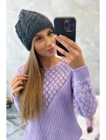 Dámska čiapka Kalina K362 dark grey