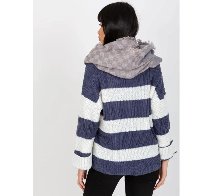 Tunelový šál AT KM 9501.10 šedoružová