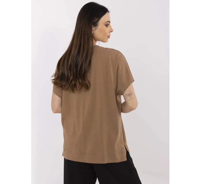 Bluzka CLM BZ model 21094580 jasny brązowy - FPrice