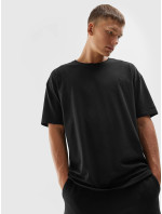 Unisex bavlnené tričko 4FAW23TTSHU0885-20S čierne - 4F