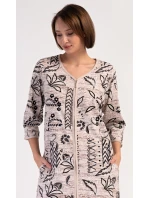 Dámské domácí šaty s tříčtvrtečním rukávem Elena