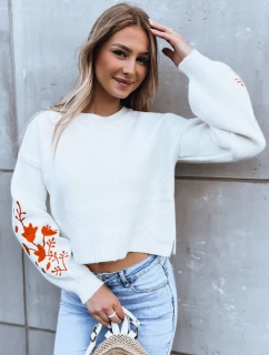 Dámsky sveter LYRA white FashionStreet MY2214