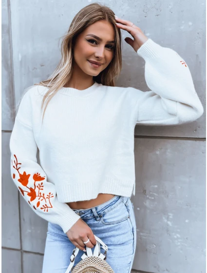 Dámský svetr white Dstreet model 21971128 - FashionStreet