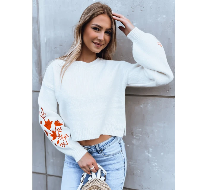 Dámský svetr white Dstreet model 21971128 - FashionStreet