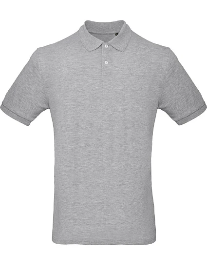 B&C Inspire Polo /men_° Pánske polo tričko z bio bavlny 01.0430 heather grey B&C Inspire Polo /men_° Pánske polo tričko z bio bavlny 01.0430 heather grey