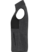 JN Dámská fleecová vesta 02. dark melange/black model 22538341 - Daiber JN Dámská fleecová vesta 02. dark melange/black model 22538341 - Daiber