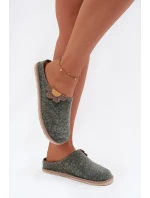 Dámské pantofle s květinou Inblu CS000043 zelené