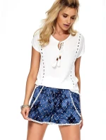 Šortky AT SN model 15564722 modrá - FPrice Šortky AT SN model 15564722 modrá - FPrice