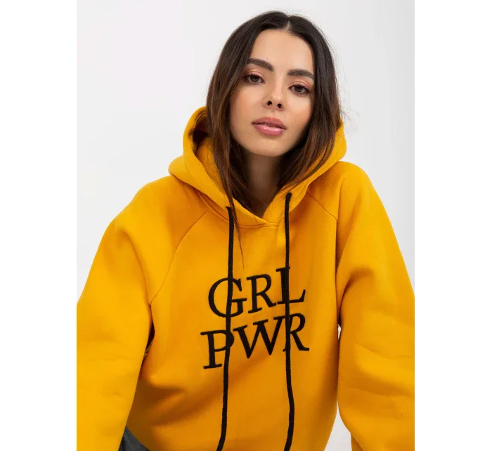 Dámska mikina EM BL 651 2.14X tmavo žltá - FPrice