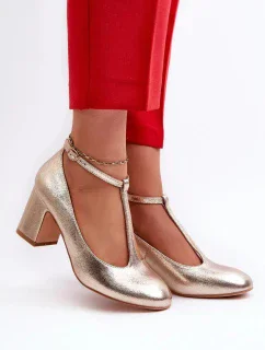 Dámske lodičky 834283 zlaté - Mascara