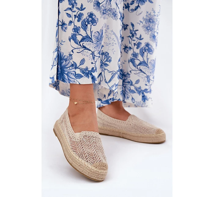 Dámske espadrilky 17392 beige - Vincenza