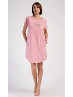 Dámske domáce šaty s krátkymi rukávmi Vanda Dámske domáce šaty s krátkymi rukávmi Vanda