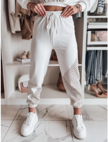 Dámské tepláky v barvě ecru Dstreet model 21985762 - FashionStreet