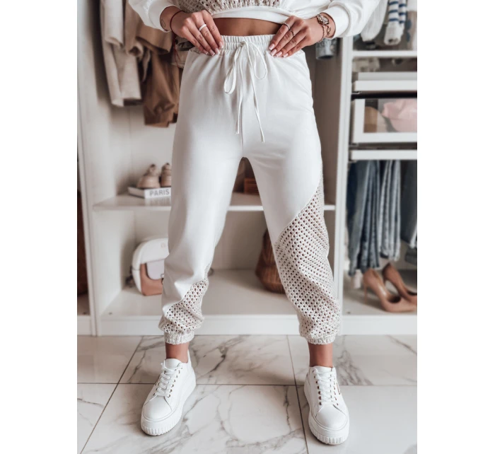 Dámské tepláky v barvě ecru Dstreet model 21985762 - FashionStreet