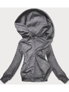 bluza damska z kapturem ciemny szary model 21731584 - J.STYLE
