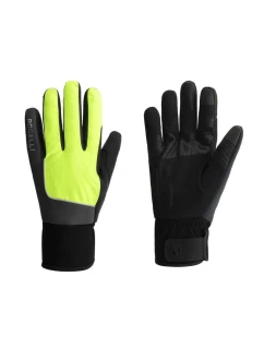 Zimné rukavice Rogelli ESSENTIAL HIVIS fluo S