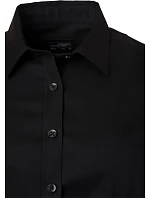 JN keprová halenka s dlouhým rukávem 02.0 black model 22488290 - Daiber JN keprová halenka s dlouhým rukávem 02.0 black model 22488290 - Daiber