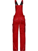 JN (4260) Pracovní kalhoty s laclem Solid 02.M red model 22493246 - Daiber