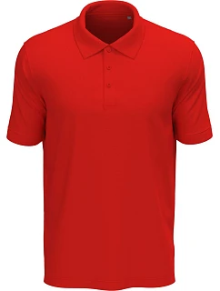 Lux Polo Pánské piqué polo scarlet red model 22446973 - Stedman