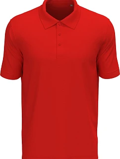 Stedman Lux Polo Pánske piqué polo „Lux“ 05.9060 šarlátovo červené