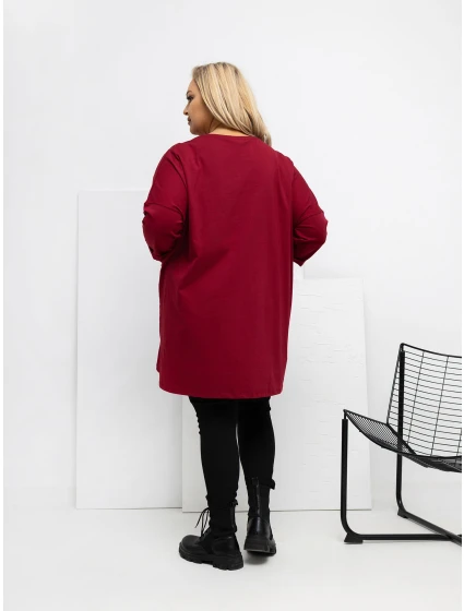 Blúzka RV BZ A1076.00 bordová Blúzka RV BZ A1076.00 bordová