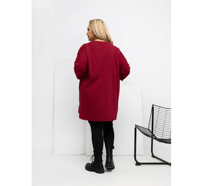 Blúzka RV BZ A1076.00 bordová Blúzka RV BZ A1076.00 bordová