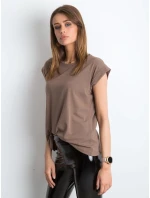 Tričko RV TS model 14819145 hnědá - FPrice Tričko RV TS model 14819145 hnědá - FPrice