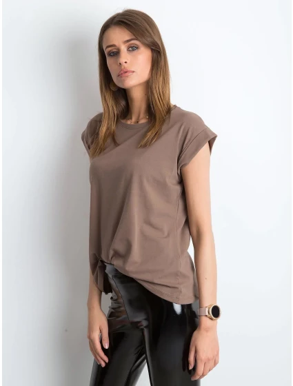 Tričko RV TS model 14819145 hnědá - FPrice Tričko RV TS model 14819145 hnědá - FPrice