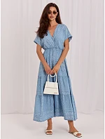 Dámské šaty IT SK model 22366734 světle modré - FPrice Dámské šaty IT SK model 22366734 světle modré - FPrice